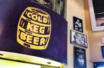 cold keg beer sign