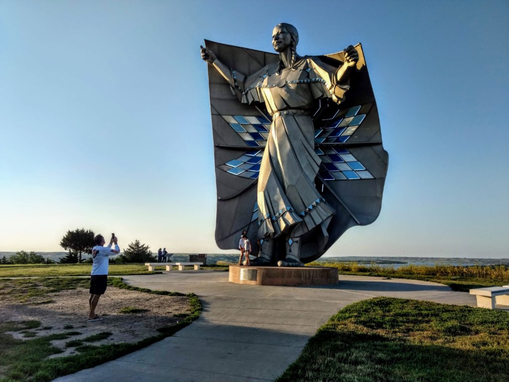 dignity statue, chamberlain, south dakota